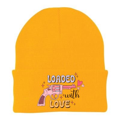 Loaded With Love Funny Valentines Day Knit Cap Winter Beanie