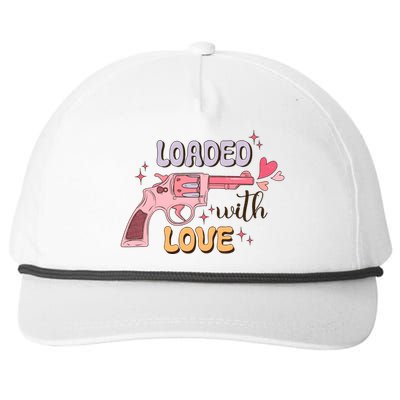 Loaded With Love Funny Valentines Day Snapback Five-Panel Rope Hat