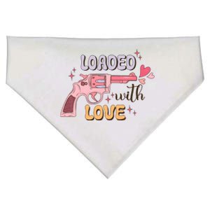 Loaded With Love Funny Valentines Day USA-Made Doggie Bandana