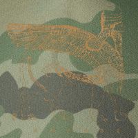 Lamassu Winged Lion Assyrian Sumerian Mesopotamia Legacy Tie Dye Trucker Hat