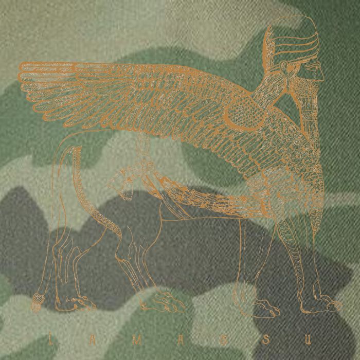 Lamassu Winged Lion Assyrian Sumerian Mesopotamia Legacy Tie Dye Trucker Hat