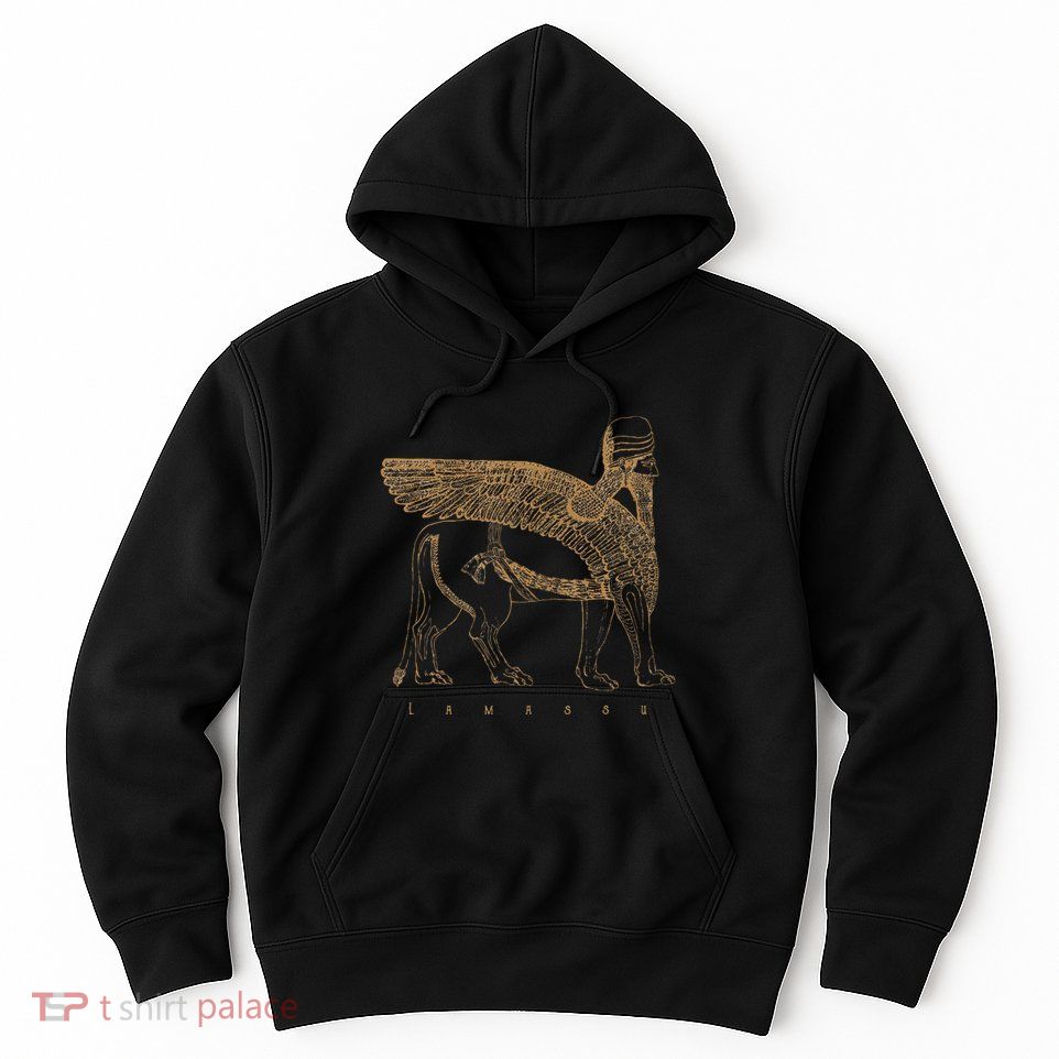 Lamassu Winged Lion Assyrian Sumerian Mesopotamia Hoodie