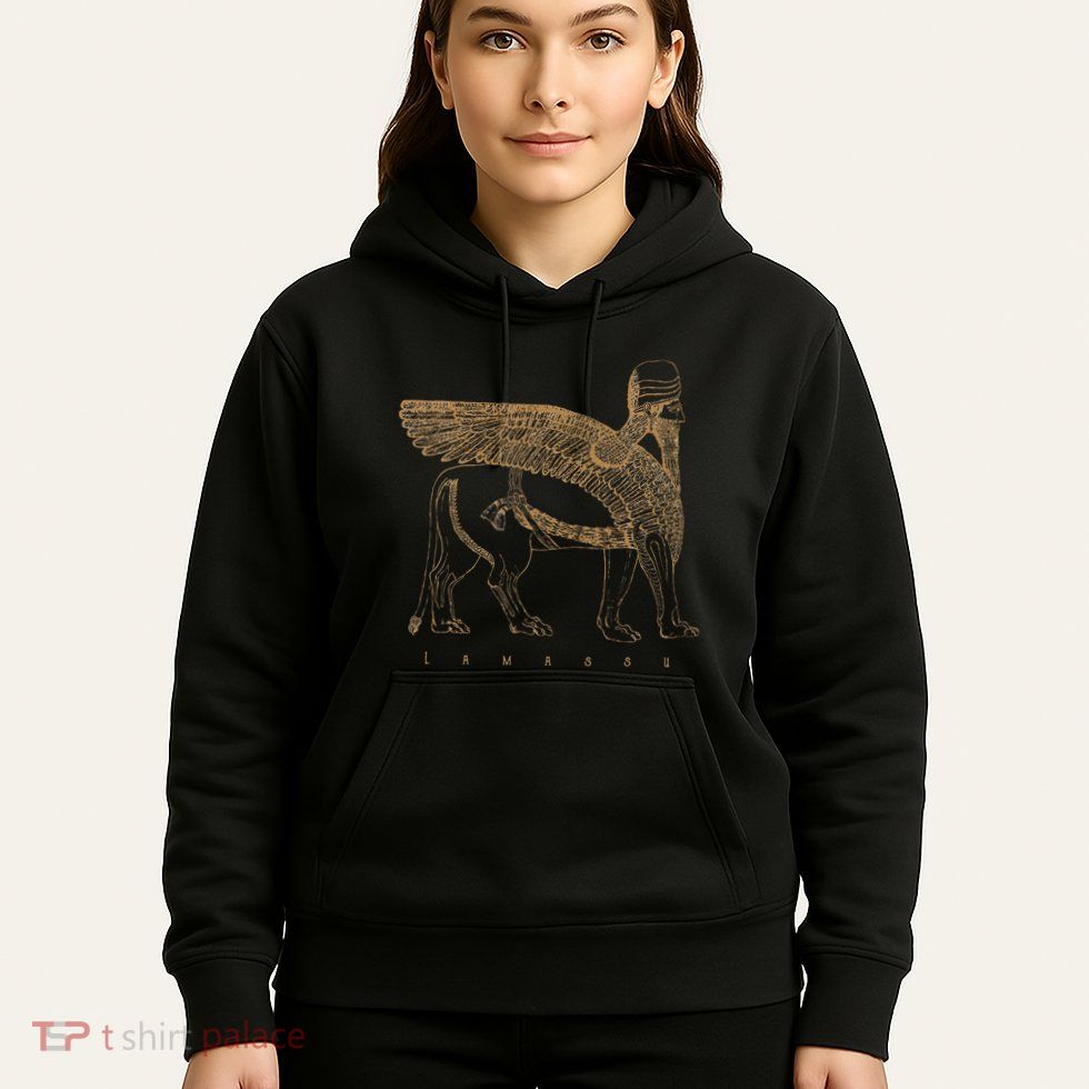 Lamassu Winged Lion Assyrian Sumerian Mesopotamia Hoodie