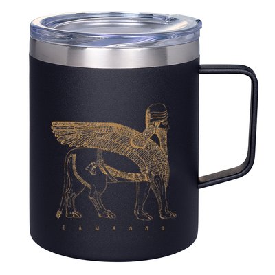 Lamassu Winged Lion Assyrian Sumerian Mesopotamia 12oz Stainless Steel Coffee Mug