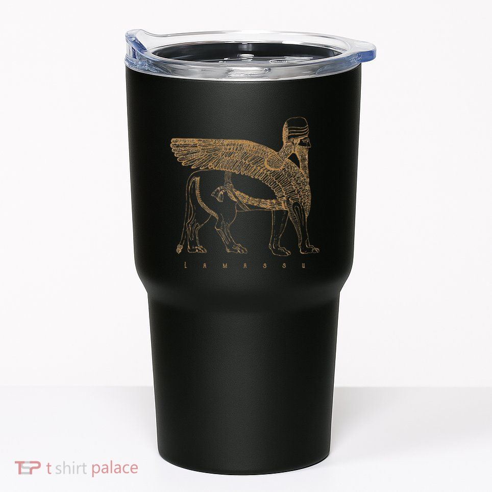 Lamassu Winged Lion Assyrian Sumerian Mesopotamia Tumbler