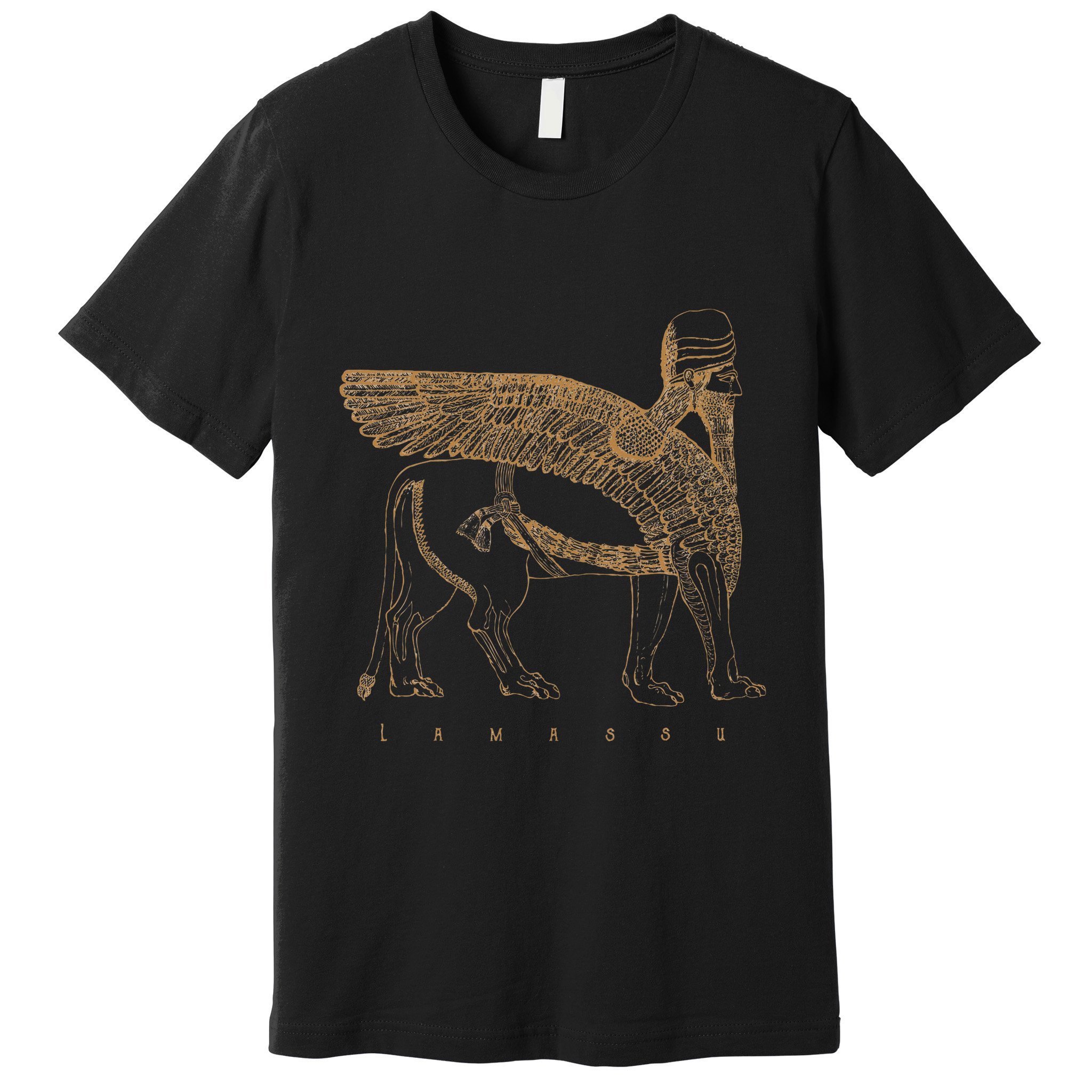 Lamassu Winged Lion Assyrian Sumerian Mesopotamia Premium T-Shirt