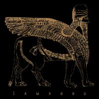 Lamassu Winged Lion Assyrian Sumerian Mesopotamia Sustainable Knit Beanie