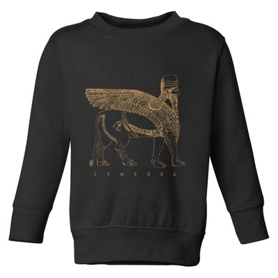 Lamassu Winged Lion Assyrian Sumerian Mesopotamia Toddler Sweatshirt