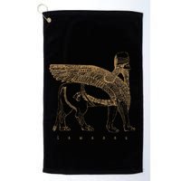 Lamassu Winged Lion Assyrian Sumerian Mesopotamia Golf Towel