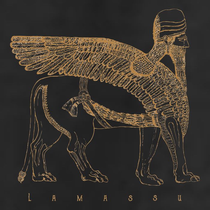 Lamassu Winged Lion Assyrian Sumerian Mesopotamia Golf Towel