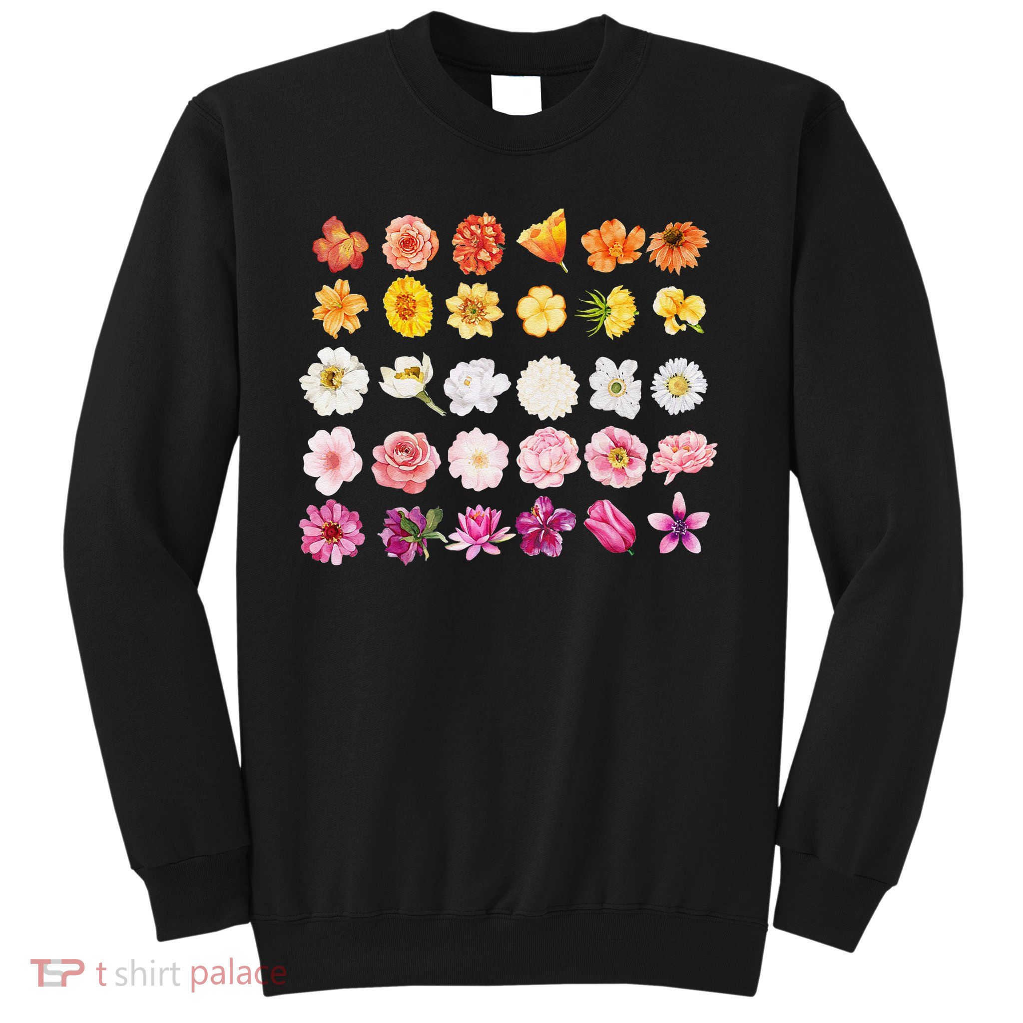 Lesbian Wildflower Lgbt Pride Floral Subtle Sapphic Queer Sweatshirt