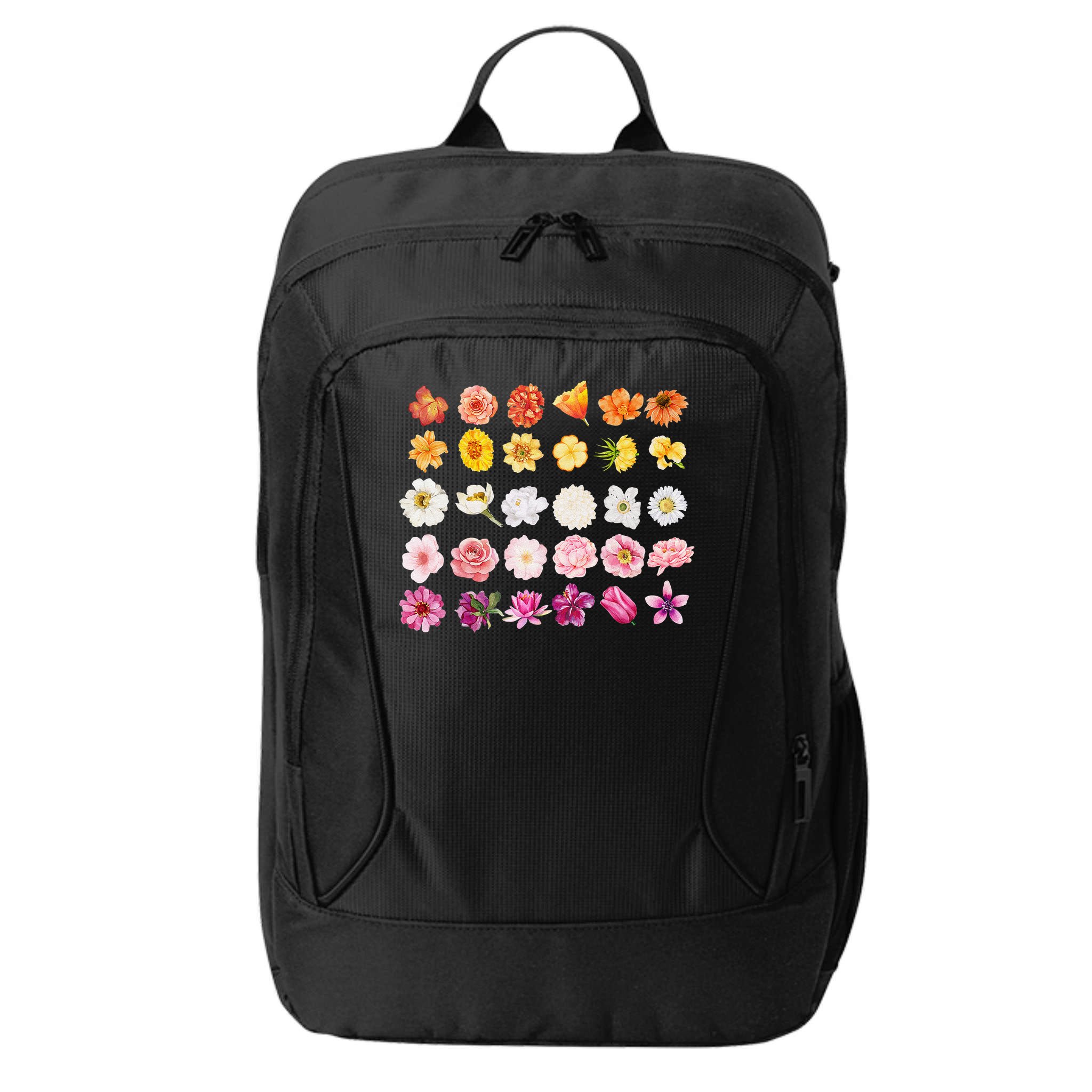 Lesbian Wildflower Lgbt Pride Floral Subtle Sapphic Queer City Backpack