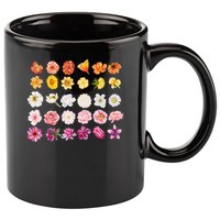 Lesbian Wildflower Lgbt Pride Floral Subtle Sapphic Queer 11oz C Handle Ceramic Mug