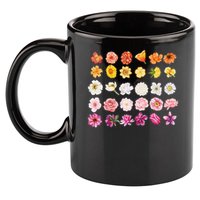 Lesbian Wildflower Lgbt Pride Floral Subtle Sapphic Queer 11oz C Handle Ceramic Mug