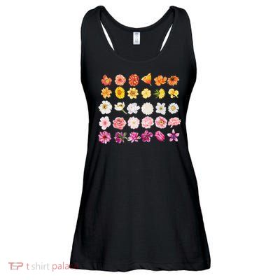 Lesbian Wildflower Lgbt Pride Floral Subtle Sapphic Queer Ladies Essential Flowy Tank