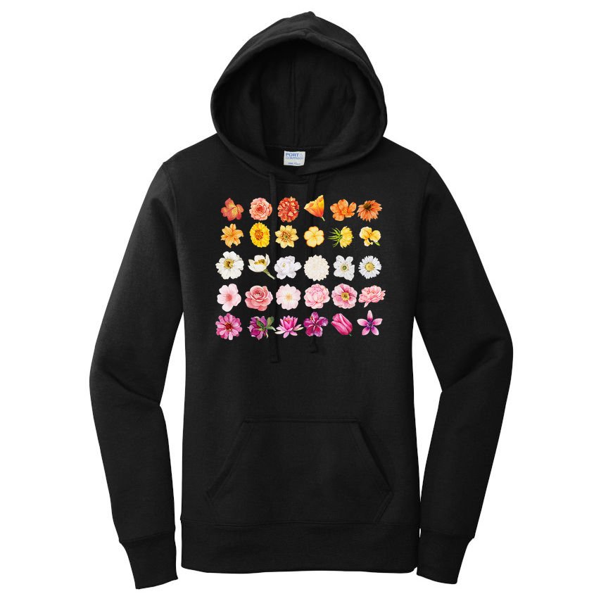 Lesbian Wildflower Lgbt Pride Floral Subtle Sapphic Queer Women's Pullover Hoodie