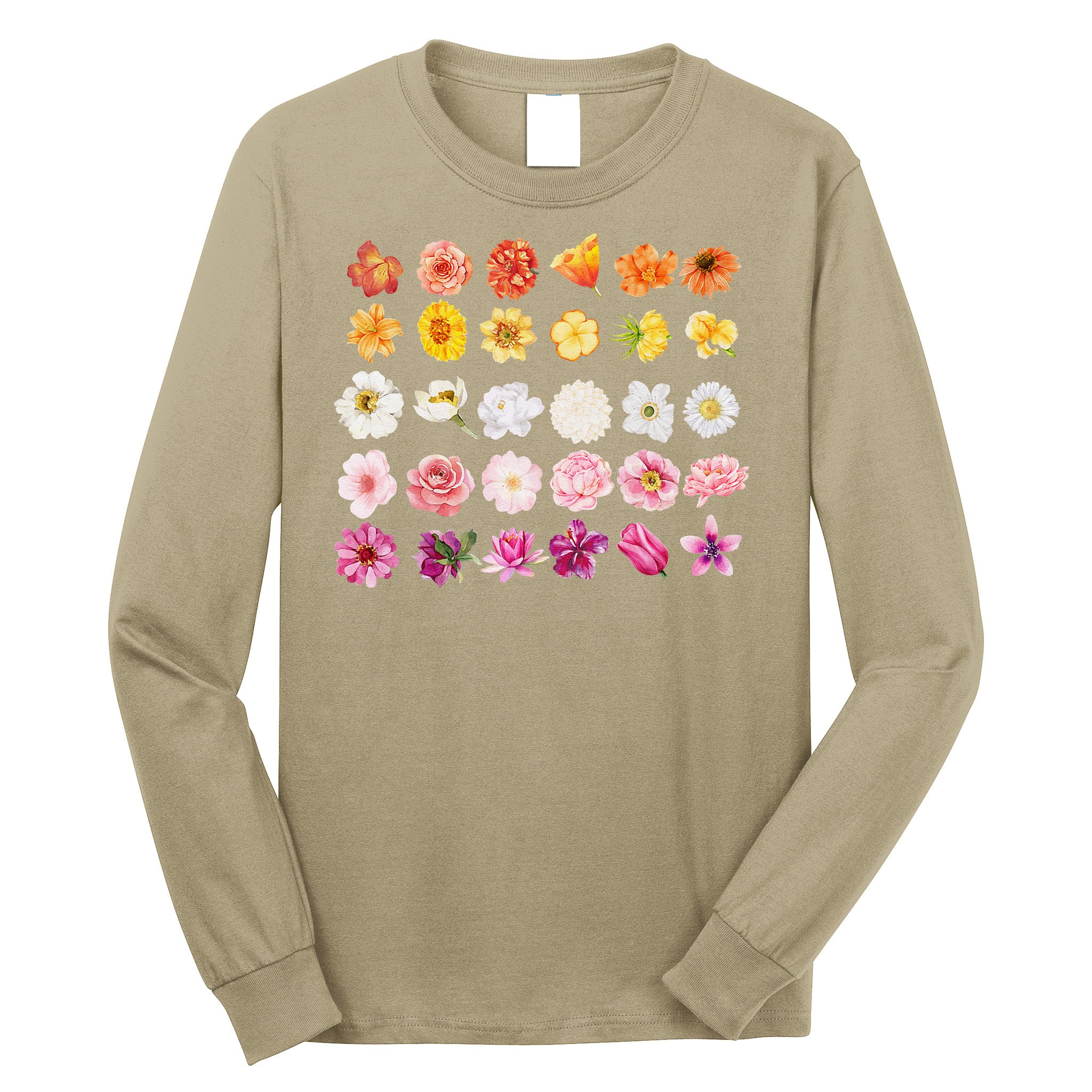 Lesbian Wildflower Lgbt Pride Floral Subtle Sapphic Queer Long Sleeve Shirt