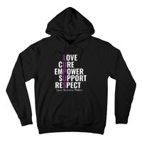 Lupus Warrior Love Cure Empower Support Respect Hoodie