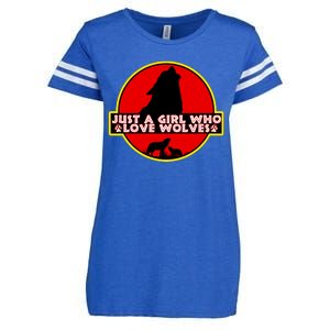 Loves Wolves Enza Ladies Jersey Football T-Shirt