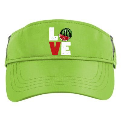 Love Watermelon Lovers Adult Drive Performance Visor