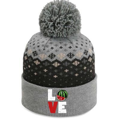 Love Watermelon Lovers The Baniff Cuffed Pom Beanie