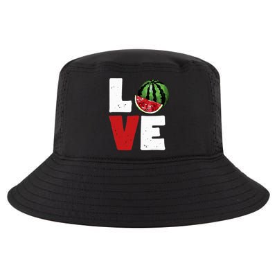 Love Watermelon Lovers Cool Comfort Performance Bucket Hat