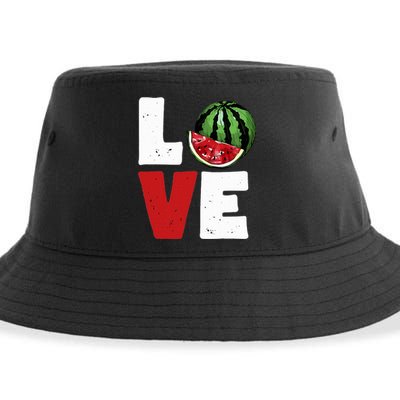 Love Watermelon Lovers Sustainable Bucket Hat