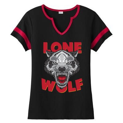 Lone Wolf Ladies Halftime Notch Neck Tee