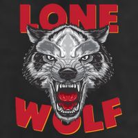 Lone Wolf 7 Panel Mesh Trucker Snapback Hat