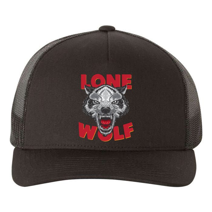 Lone Wolf Yupoong Adult 5-Panel Trucker Hat