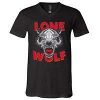 Lone Wolf V-Neck T-Shirt