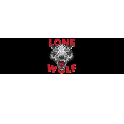 Lone Wolf Bumper Sticker