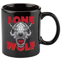 Lone Wolf 11oz C Handle Ceramic Mug