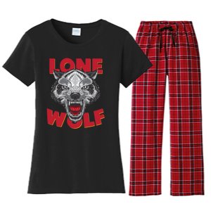 Lone Wolf Women's Flannel Pajama Set