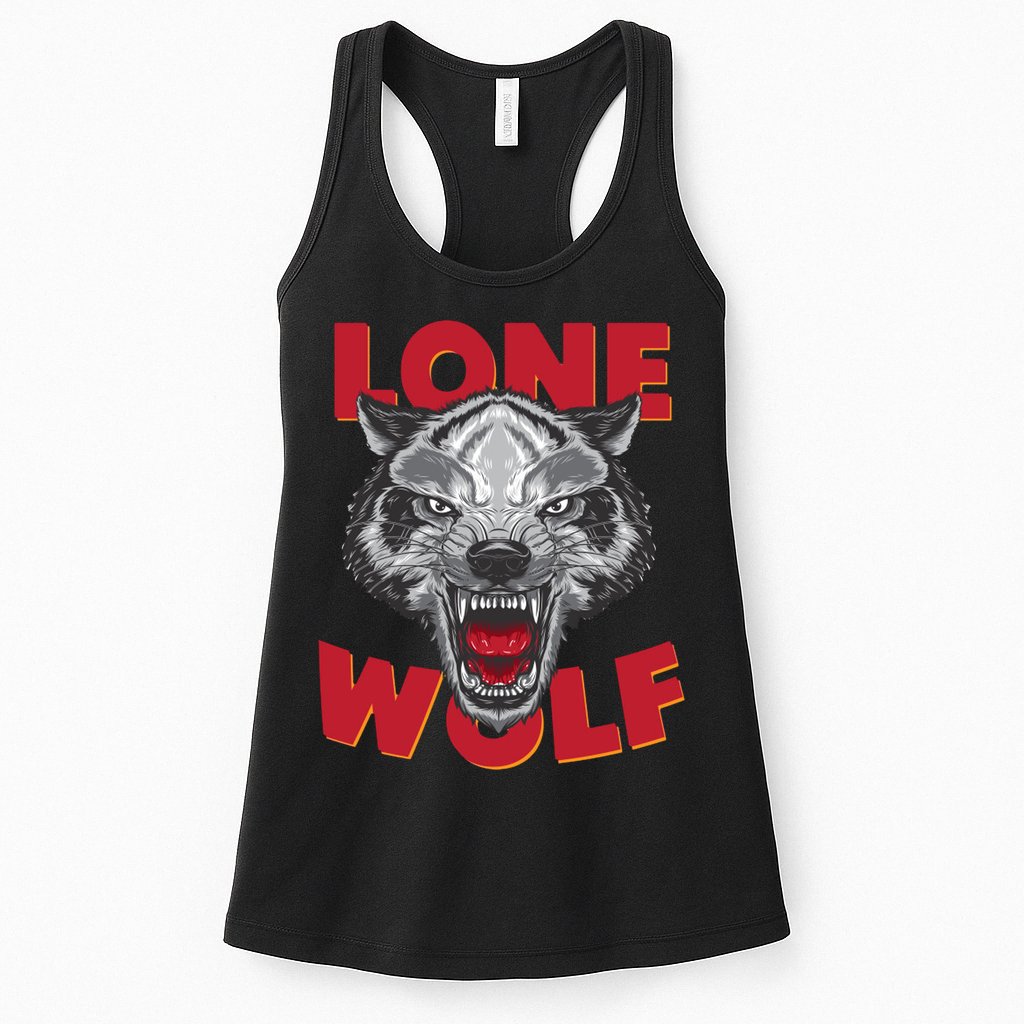 Lone Wolf Womens Tank Top