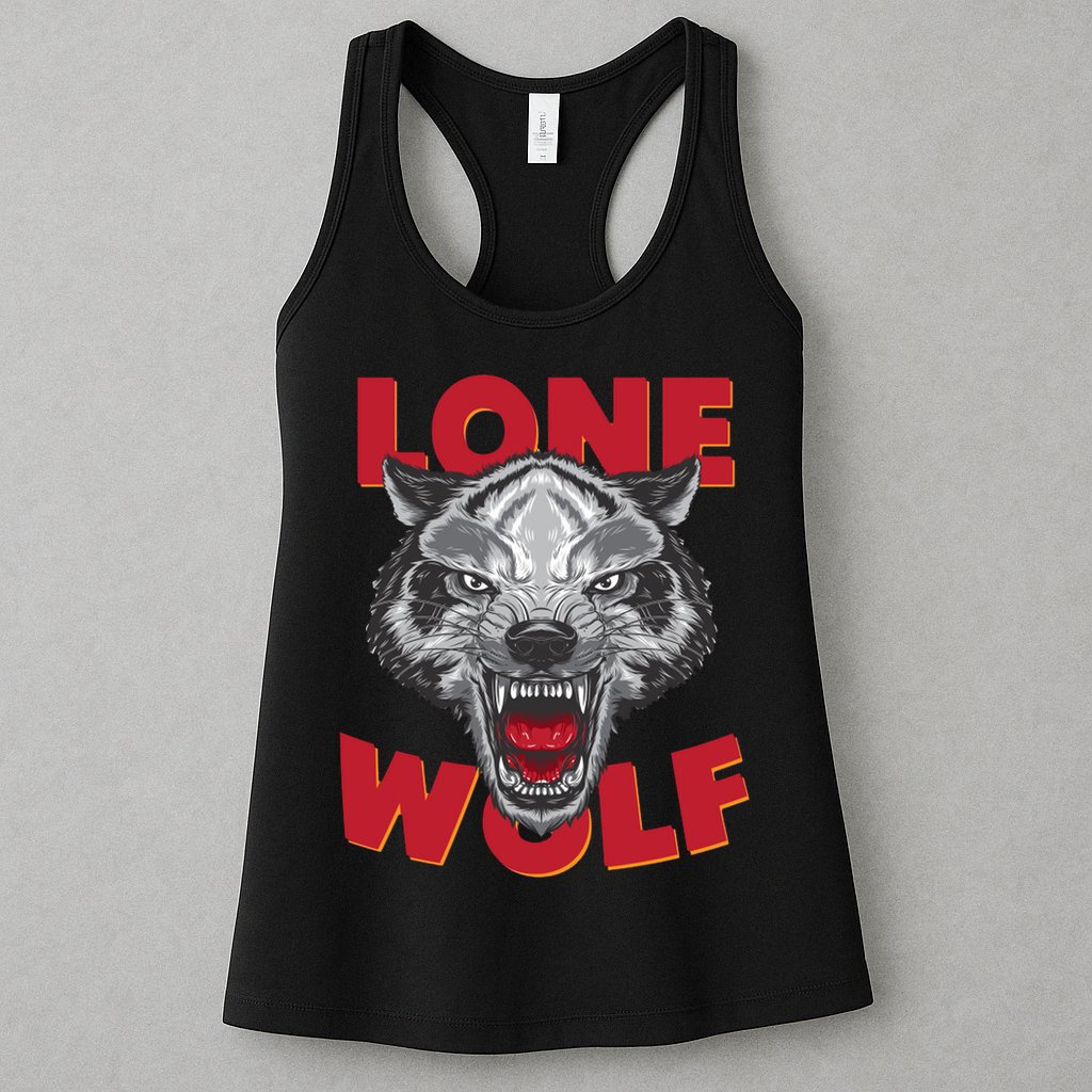 Lone Wolf Womens Tank Top