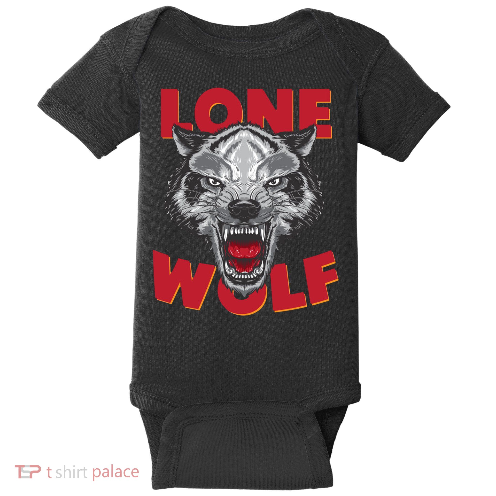 Lone Wolf Baby Bodysuit