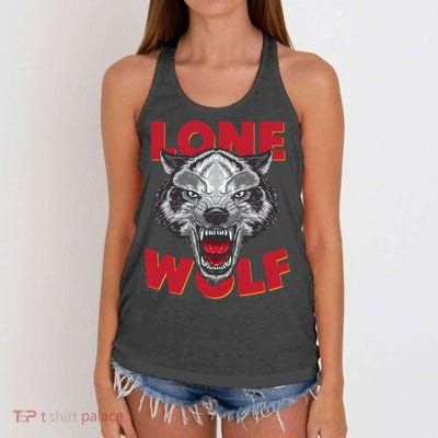 Lone Wolf Women's Knotted Racerback Tank