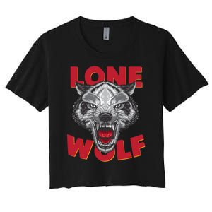 Lone Wolf Women's Crop Top Tee