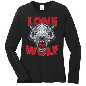 Lone Wolf Ladies Long Sleeve Shirt