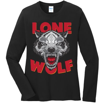 Lone Wolf Ladies Long Sleeve Shirt