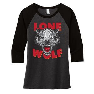 Lone Wolf Women's Tri-Blend 3/4-Sleeve Raglan Shirt