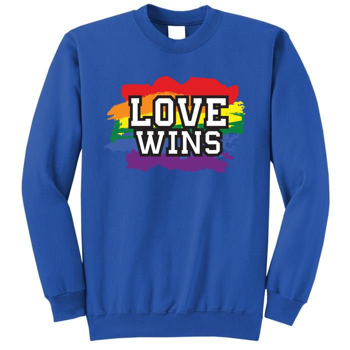 Love Wins Lgbt Pride Gay Lesbian Lgbtq Gender Hu Rights Meaningful Gift Sweatshirt