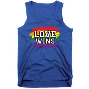 Love Wins Lgbt Pride Gay Lesbian Lgbtq Gender Hu Rights Meaningful Gift Tank Top