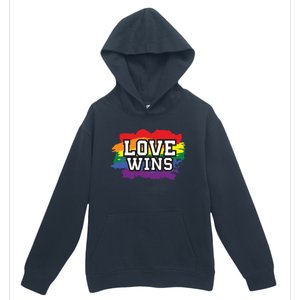 Love Wins Lgbt Pride Gay Lesbian Lgbtq Gender Hu Rights Meaningful Gift Urban Pullover Hoodie