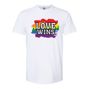 Love Wins Lgbt Pride Gay Lesbian Lgbtq Gender Hu Rights Meaningful Gift Softstyle CVC T-Shirt