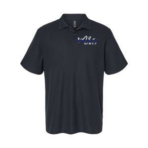 Leo Wife Mrs. Thin Blue Line Law Enforcement Softstyle Adult Sport Polo