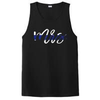 Leo Wife Mrs. Thin Blue Line Law Enforcement PosiCharge Competitor Tank