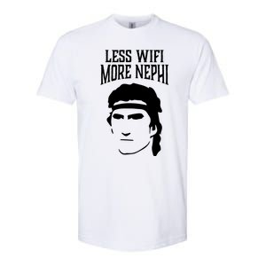 Less Wifi More Nephi Lds Memes Funny Latter Day Saints Gift Softstyle CVC T-Shirt