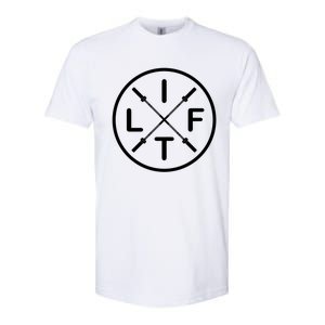 Lift Weightlifting Meaningful Gift Fitness Barbells Gym Softstyle CVC T-Shirt